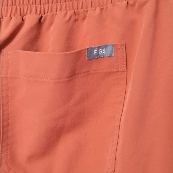 Figs Technical Collection Burnt Orange Scrub Pants - Picture 5 of 6